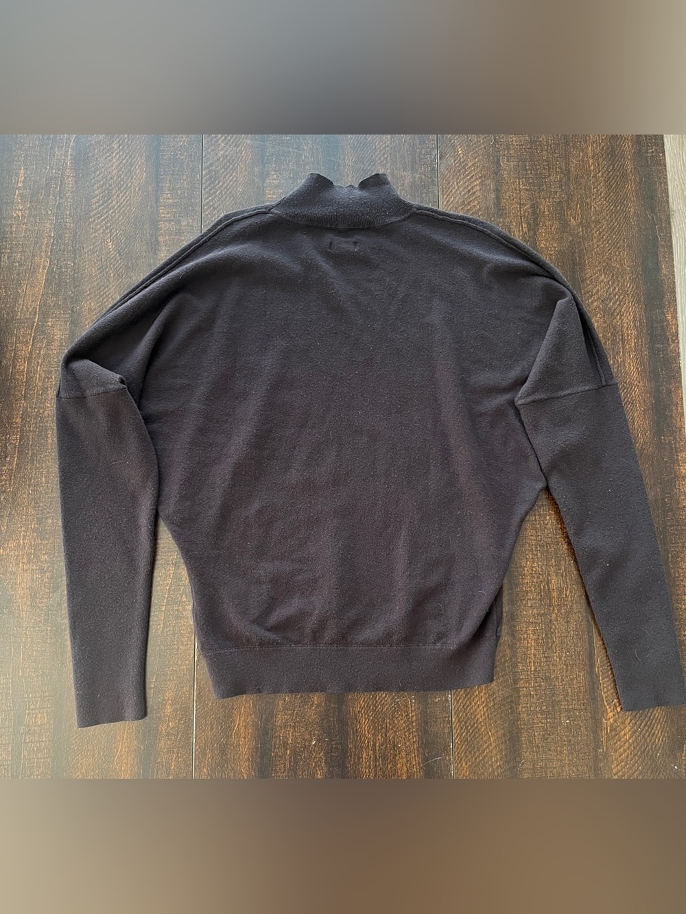 Elegant Minimalist Pilcro Mock Neck Batwing Sweater - Picture 4 of 9